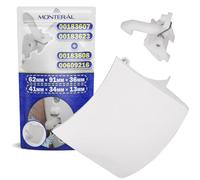 Jeu de Poignee pour Porte Machine a Laver avec Crochet avec le Code Original 00183607 183607 00183623 183623 + 00183608 183608 00609216 609216 pour Bosch pour Siemens - Garantie de 10 Ans - MONTERAL