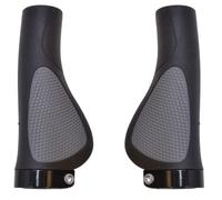 Jeu de poignées de vélo antidérapantes Ergo-Grip 130 mm noires