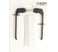 Jeu de poignées EDM 85454 702 aluminium 12 cm