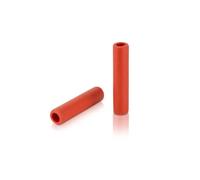 Jeu de poignées vélo en silicone XLC GR-S31 Rouge