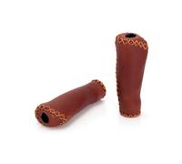 XLC Poignées vélo GR-G11 ergonomiques 135 mm cuir synthétique Marron