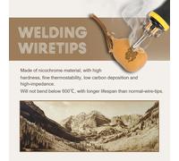 Jeu De Pointes De Fil De Soudage De 1mm De DiamèTre, 10 PièCes, Stylo Pyrogravure à Bois, Accessoire De Machine à BrûLer