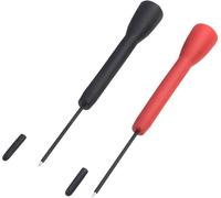 Jeu de pointes de touche de sécurité VOLTCRAFT MSS-101 femelle 2 mm noir, rouge 1 set