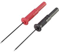 Jeu de pointes de touche de sécurité VOLTCRAFT MSS-102 femelle 4 mm CAT II 300 V noir, rouge 1 set