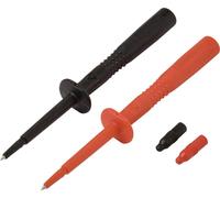 Jeu de pointes de touche de sécurité VOLTCRAFT MSS-110 enfichable 4 mm CAT IV 600 V, CAT III 1000 V rouge, noir 1 set