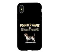 Jeu de pointeur Amusant pour Les Amoureux des Chiens Coque pour iPhone X/XS