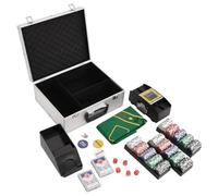 Jeu de Poker, Coffret Set de Poker Jeux Blackjack Set 300 pcs 11,5 g
