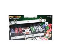 Jeu de poker MERCHANT AMBASSADOR Mal 300 jetons 11,5 g Boîtier type mallette cartes dés Vert