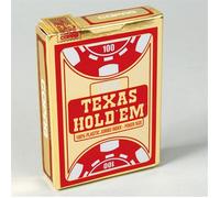 COPAG TEXAS HOLD'EM 100% PLASTIQUE JUMBO INDEX CARTES DE POKER CASINO NOIR NEUF