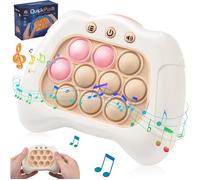 Jeu de pop,Pop Push it Contrôleur de Jeu,Jouet sensoriel à Bulles, Jouets de décompression,Fidgets Consoles de Jeux Portables A
