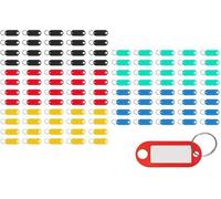 Jeu de porte-clés / identifiants pour clés 100 pièces