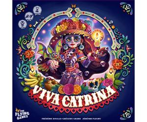 Jeu de pose de tuiles The Flying Games Viva Catrina 2-6 joueurs 8+ ans 30 min Couleurs vives