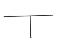 Jeu de poteaux d auvent anthracite 600x245 cm fer