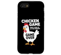 Jeu de Poulet Amusant Don't Look Game Over Humour Coque pour iPhone SE (2020) / 7/8