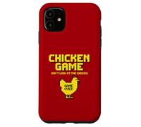 Jeu de Poulet Amusant rétro Arcade 8 Bits Gamer Pixel Art Coque pour iPhone 11