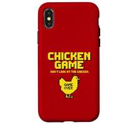 Jeu de Poulet Amusant rétro Arcade 8 Bits Gamer Pixel Art Coque pour iPhone X/XS