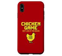 Jeu de Poulet Amusant rétro Arcade 8 Bits Gamer Pixel Art Coque pour iPhone XS Max