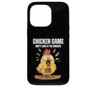 Jeu de Poulet Don't Look at The Chicken Funny Meme Humour Kids Coque pour iPhone 13 Pro