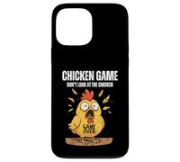 Jeu de Poulet Don't Look at The Chicken Funny Meme Humour Kids Coque pour iPhone 13 Pro Max