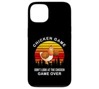Jeu de Poulet drôle Don't Look at The Chicken Meme Coque pour iPhone 13