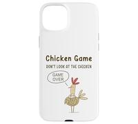 Jeu de Poulet drôle Don't Look at The Chicken Meme Coque pour iPhone 15 Plus