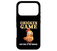 Jeu de Poulet drôle Don't Look at The Chicken Meme Coque pour iPhone 17 Pro