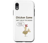 Jeu de Poulet drôle Don't Look at The Chicken Meme Coque pour iPhone XR