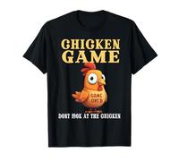 Jeu de Poulet drôle Don't Look at The Chicken Meme T-Shirt