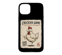 Jeu de Poulet Japonais Don't Look At The Chicken Humour Insolite Coque pour iPhone 15 Plus