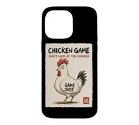 Jeu de Poulet Japonais Don't Look At The Chicken Joke Humour Coque pour iPhone 14 Pro Max