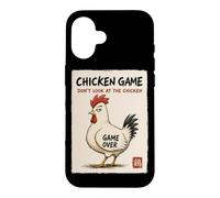 Jeu de Poulet Japonais Don't Look At The Chicken Joke Humour Coque pour iPhone 16