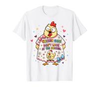 Jeu de Poulet, ne Regardez Pas Le Poulet - Blague Amusante T-Shirt Graphique avec Valeur