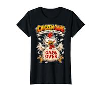 Jeu de Poulet, ne Regardez Pas Le Poulet - Blague Amusante T-Shirt Graphique avec Valeur