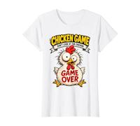 Jeu de Poulet, ne Regardez Pas Le Poulet - Blague Amusante T-Shirt Graphique avec Valeur