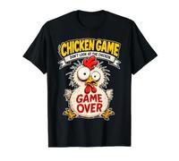 Jeu de Poulet, ne Regardez Pas Le Poulet - Blague Amusante T-Shirt Graphique avec Valeur