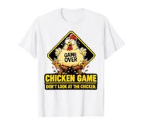 Jeu de Poulet, ne Regardez Pas Le Poulet - Blague Amusante T-Shirt Graphique avec Valeur