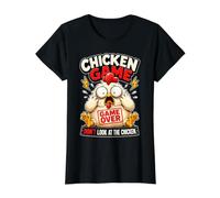 Jeu de Poulet, ne Regardez Pas Le Poulet - Blague Amusante T-Shirt Graphique avec Valeur