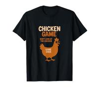 Jeu de Poulet Ne Regardez Pas Le Poulet Blague drôle de T-Shirt
