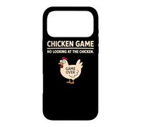 Jeu de Poulet sans Regarder Le Poulet Humour ludique drôle Coque pour iPhone 17 Pro Max