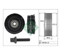 Jeu de poulies damper Schaeffler INA 544 0069 20