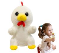 Jeu de poupées à doigts - Jouets éducatifs de narration - Kit de jeu de rôle pour tout-petits | Mine en peluche miniature, douce de poulet et d'âne, de théâtre int