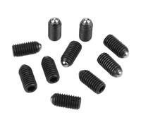Jeu de Poussoirs à Ressort à Bille en Acier au Carbone Filetage de Vis M8 10 Pièces Robuste Facile à Installer Fournit une Pression et un Positionnement Précis Largement