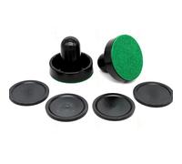 Jeu De Poussoirs De Jeu De Hockey sur Table Remplacement De Palette en Plastique avec 4 Rondelles Et Poignée pour Tables Pneumatiques Ensemble De Poussoirs De Table Durables