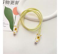 Jeu de Protection de câble rose pour iPhone,compatible modèles 14,13,11 pro,charge rapide,USB,transfert de données - Type NT6