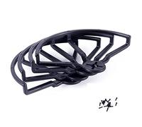 Jeu de Protections de Pare-Chocs d'hélice universelles Compatible avec QAV250 210 180 Quadcopter Racer 4 Pouces 5 Pouces, Compatible avec des modèles de Drones similaires(4 inch Black)