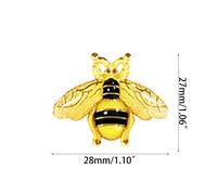 Jeu De Punaises Créatives En Métal Semblable À Une Abeille, 20 Pièces, Papier Photo, Mémo, Carte Postale En Acier, Idéal Pour Panneau En Liège, M17f