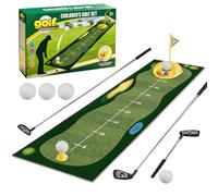 Jeu de Putter Junior pour : Dimensions de 35 x 120 cm, ferrures télescopiques en métal pour bâtons, Jeu Portable d'extérieur | Activité Physique pour d'âge préscolaire, développement