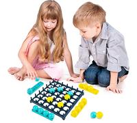 Jeu de Puzzle à Balle Rebondissante, Jeu de société éducatif Interactif pour Enfants âgés de 3 Ans et Plus avec 2 à 4 Joueurs, Course pour Correspondre aux Cartes de Défi,