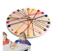 Jeu de puzzle à corde torsadée, jeu de vêtements Untangling, stratégie défi d'usure de la corde, jeu de table de buse de teaser de cerveau
