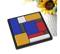 Jeu de puzzle - Blocs logiques de puzzle Tangram, Défis portables, Difficulté à plusieurs niveaux | Activité passionnante stimulant l' pour soutenir les filles,